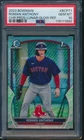 PSA 10 ROMAN ANTHONY 1st 2023 Bowman Chrome LUNAR GLOW REFRACTOR RC GEM MINT