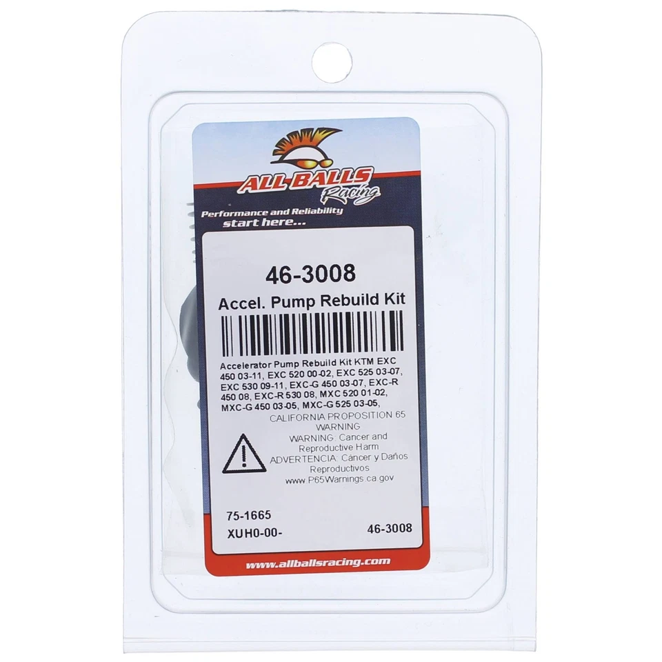 Kit de reconstrucción de bomba aceleradora All Balls 46-3008 para KTM 525 XC 06 07, 525 SX 06 Foto 4 de 4