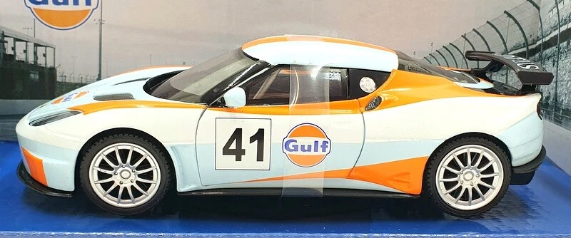 Motor Max 1/24 Scale Diecast 79660 - Lotus Evora GT4 - Gulf — 第 3/4 张图片