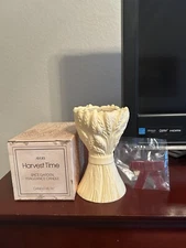 Avon Harvest Time (Bundle of Wheat) Candle - Spice Garden - 1980