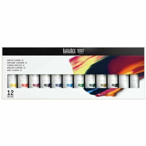 Liquitex Professional Heavy Body Acrylic Paint Classic Set, 12 Colors - Picture 1 of 1