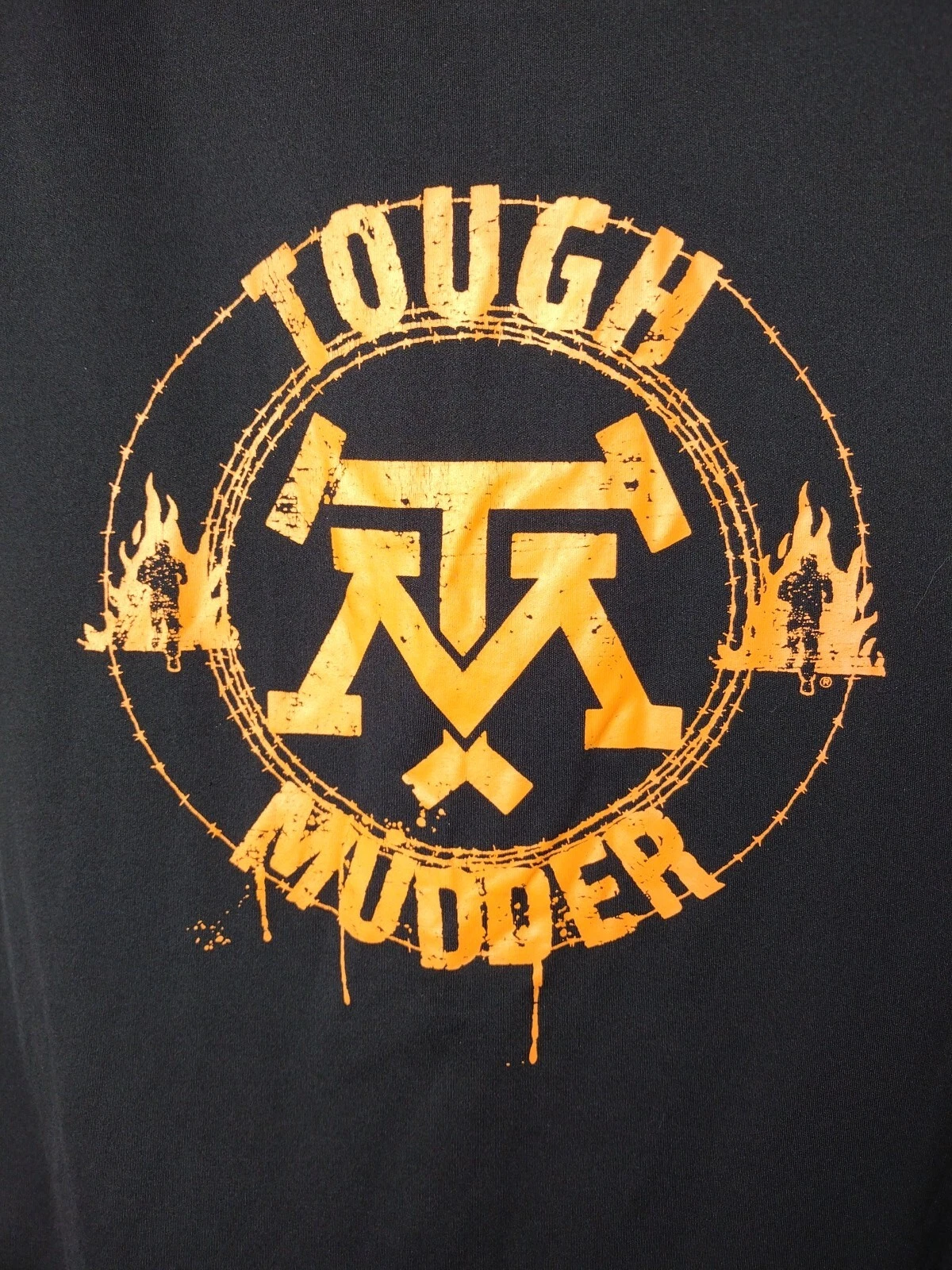 merrell tough mudder muscle crew neck running lift tank-top