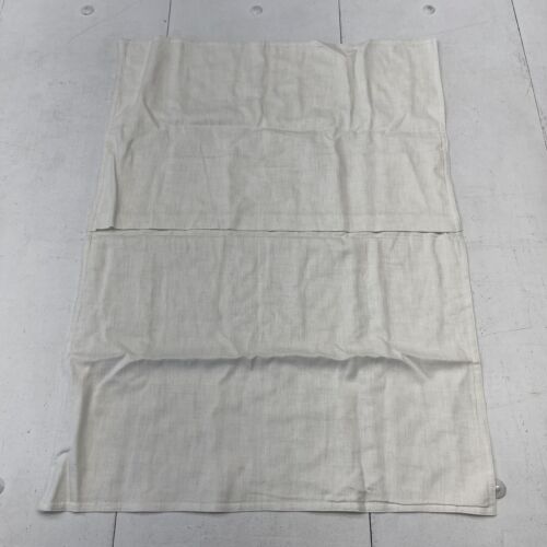 Restoration Hardware Heathered Cotton Cashmere Standard Pillow Sham Natural New - Picture 2 of 6