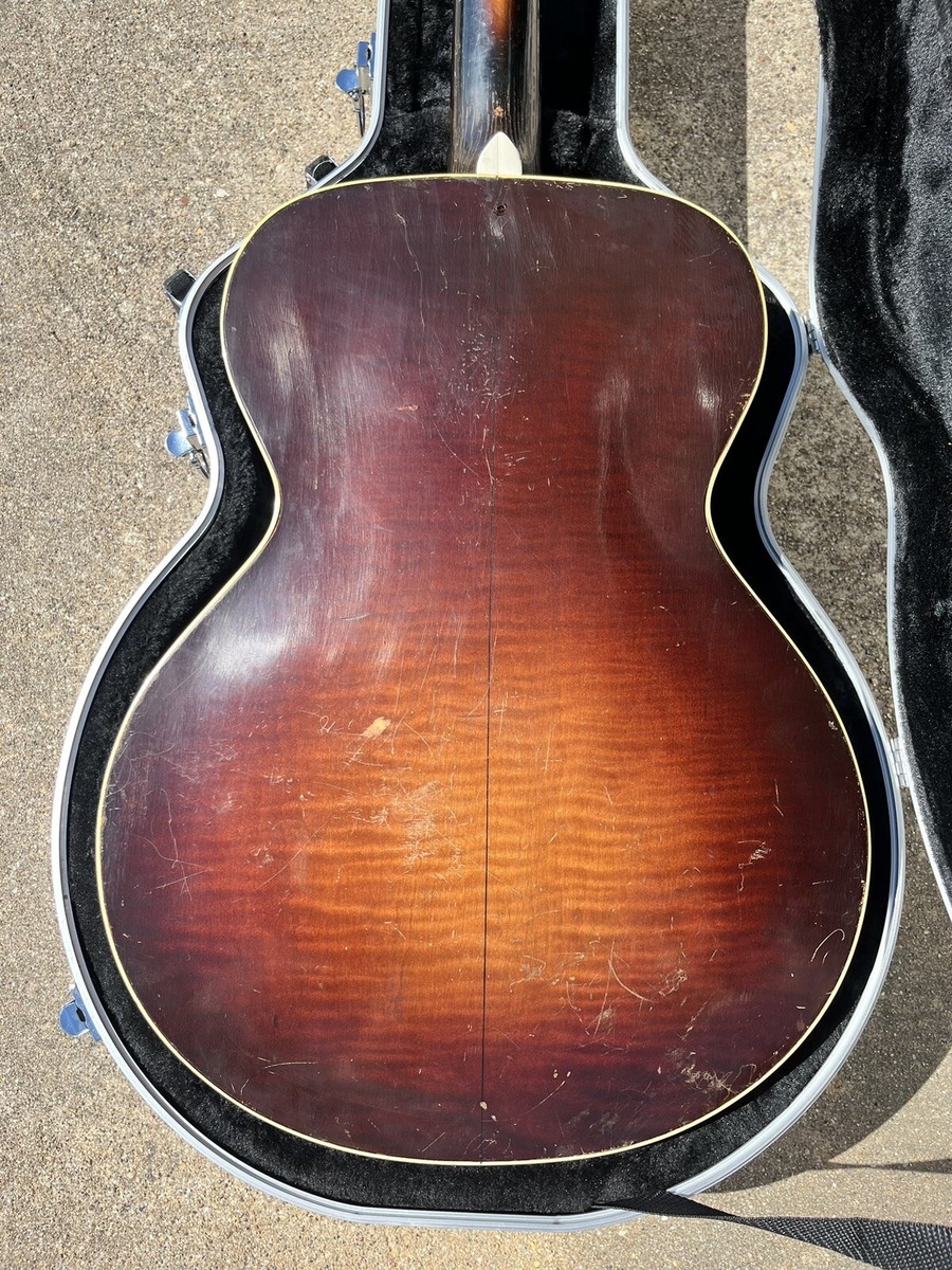 Vintage Kay Super Auditorium Archtop Acoustic Guitar w/ HSC - N | eBay