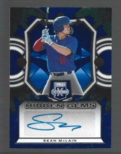2023 Elite Extra Edition Sean McLain #HG-SML Hidden Gems Blue Auto (RC)