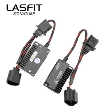 H13 9008 LED Headlight Bulb Anti Flicker Flash Resistor Canbus Error Free 2PCS