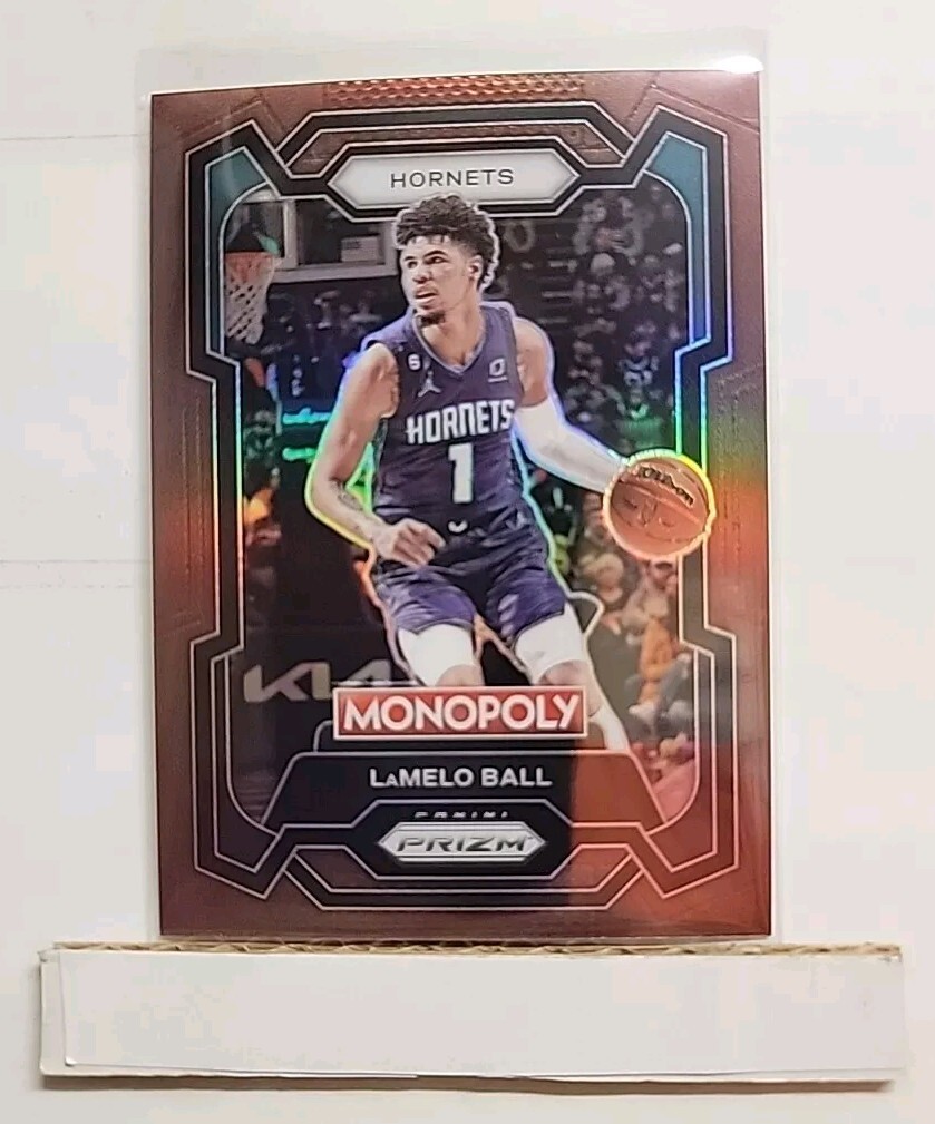 2023-24 Prizm Monopoly LaMelo Ball #13 Brown Prizm #'d 142/249 Hornets C1
