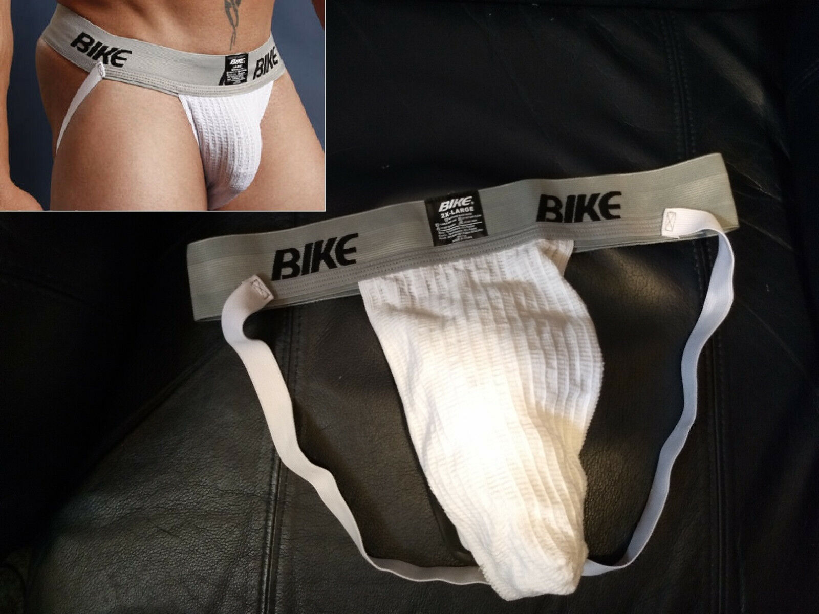 セクシーJockstrap Bike 2XL 白