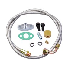 41 90 Degree 4an Turbo Oil Feed Line Kit For Fit T3 T4 T60 T61 T70 44934 Npt
