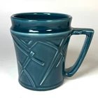 Fiestaware 2000 Juniper Mug Cup Geometric Fiesta Homer Laughlin 12oz
