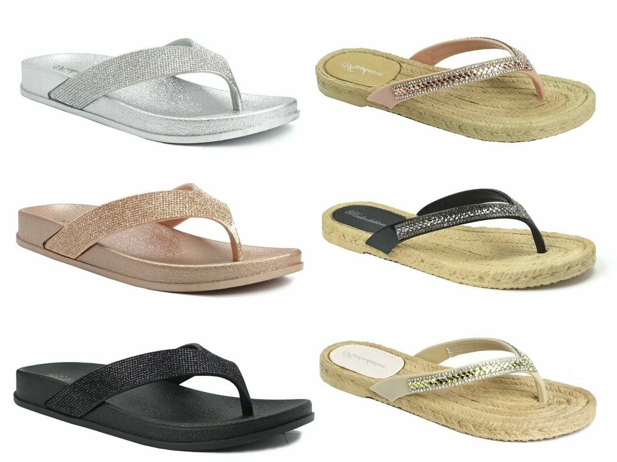 Glitter flip store flop sandals
