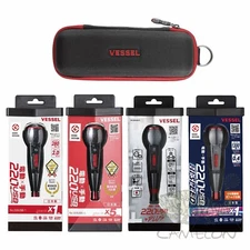 Vessel Cordless Electric Ball Grip Screwdriver 220USB 3 Type or Case Japan