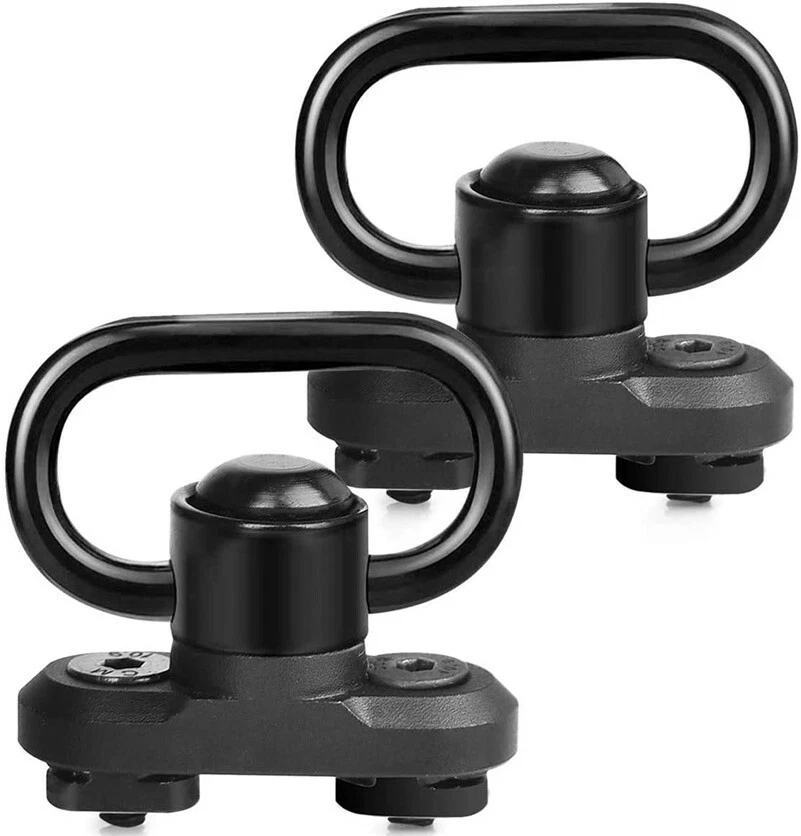 QD Sling Swivel Mount Heavy Duty M-LOK W/ Quick Detach Push Button - Image 2 of 4