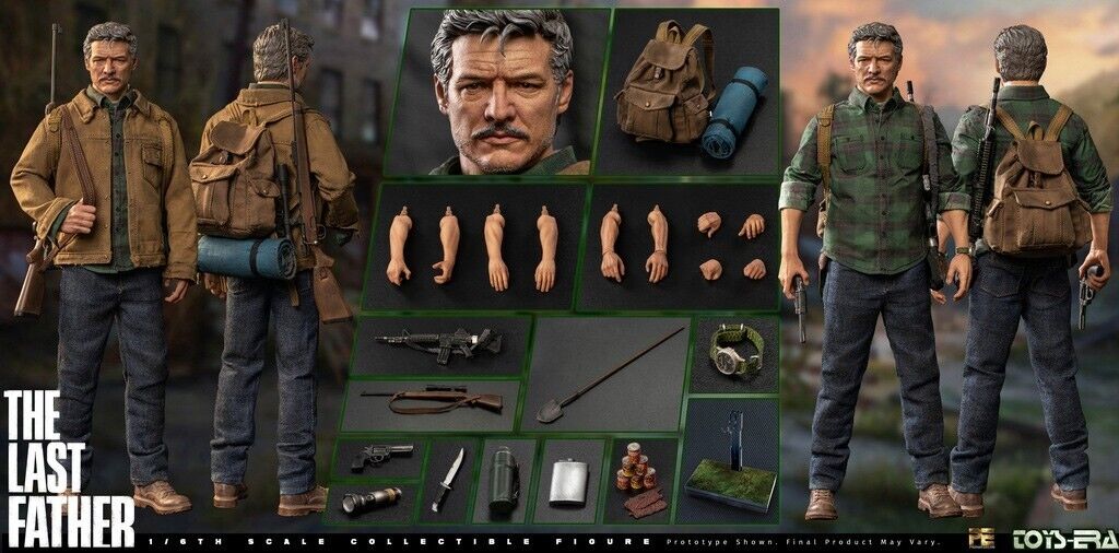 FANTASYTOYS THE LAST OF US Joel 1/2 Bust Custom-made Collection Display New