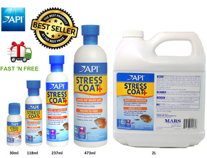 Api Stress Coat Make Tap Water Safe Conditioner Treatment Aquarium Fish Tank Ebay
