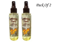 Hawaiian Tropic Silk Hydration Dry Oil Mist, SPF 15, 5oz NO TOPPER (Pack of 2)