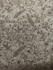 1 Yd MODA FABRICS #11513 HEY YALL By Alli K Texas Floral Black on Gray