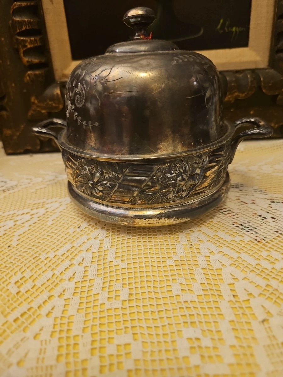 Forbes Silver Co In Antique Us Silver-Plated Butter Dishes for