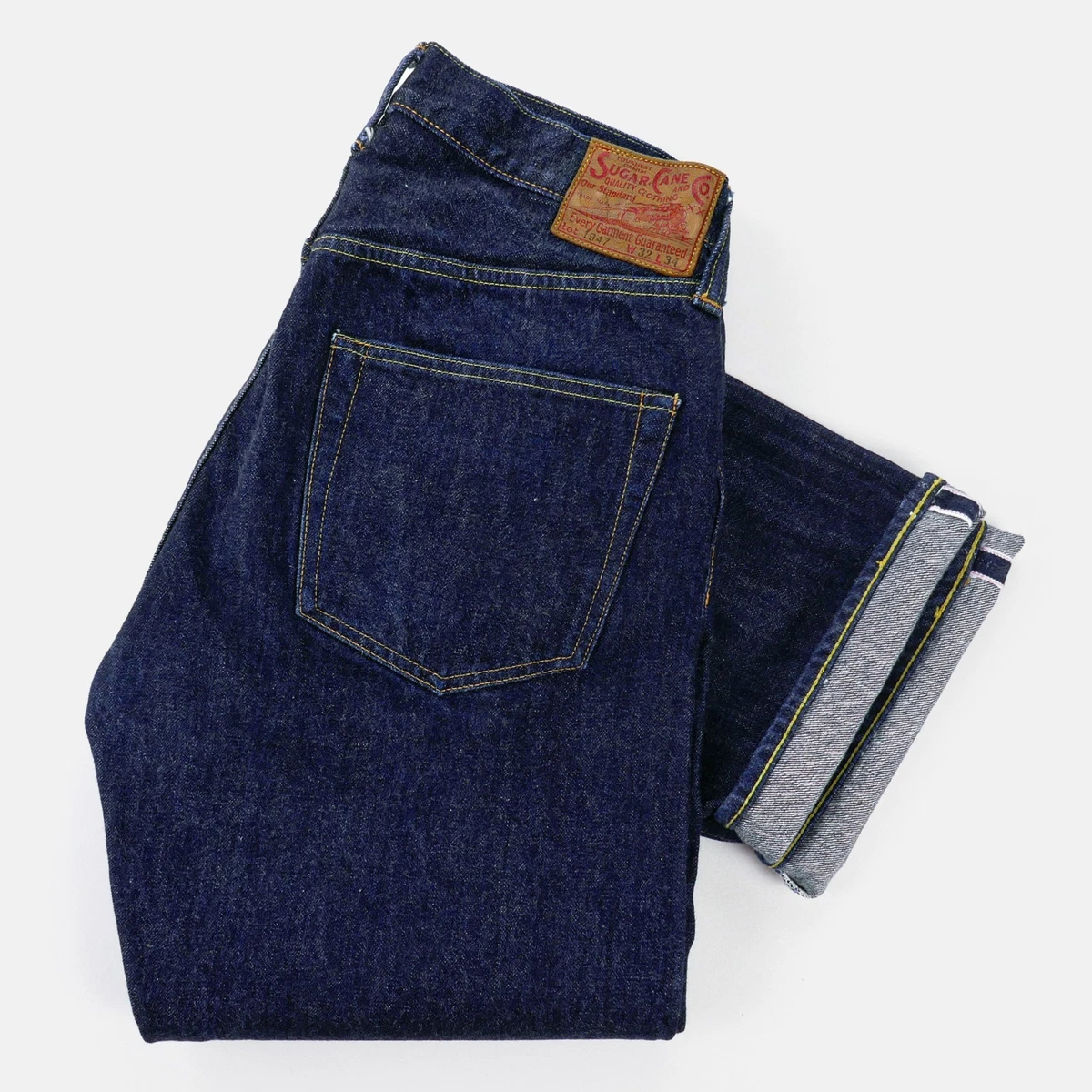 Sugar Cane Blue Regular Size Jeans for Men | eBay