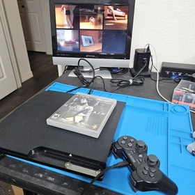 Sony PlayStation 3 PS3 Slim 120GB Console Bundle w/ Controller & 3 Games Tested