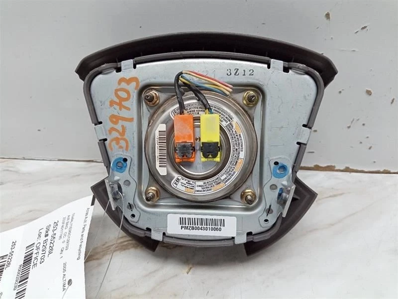 Driver Left Air Bag Driver Wheel Thru 9/04 Fits 04-05 MAXIMA 29239 - Изображение 3 из 4