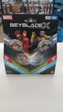 Takara Tomy Double Starter Marvel Eyeman Man/Thanos Beyblade X K5o54