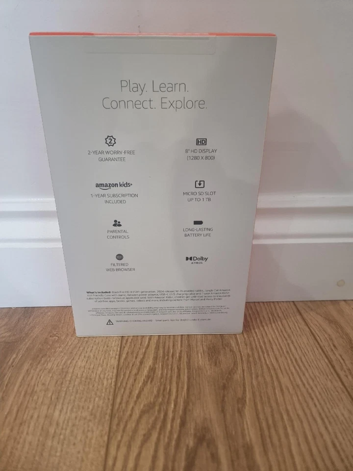 Amazon Fire HD 8 Kids Pro Tablet Pink Jungle Cat 32GB - 3GB - Image 2 of 2