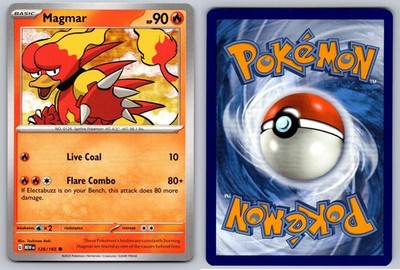 MAGMAR 126/165 COMMON 151 POKEMON NM/M