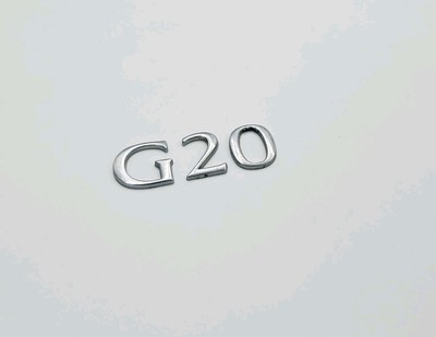 1999-2002 INFINITI G20 G 20 EMBLEM LETTERS LETTER BADGE TRUNK REAR CHROME OEM 