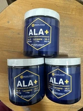 NATURAL STACKS ALA+ Alpha Lipoic Acid/Lycopene/Vit C, Brain Health, 60 Capsules