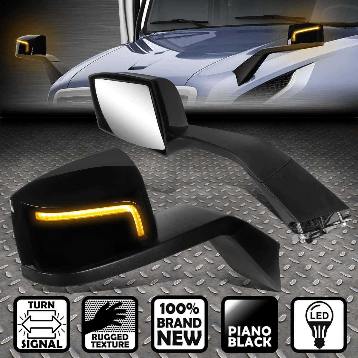 Standard Hood Fender & Mirror Kit | CHRYSLER 300 2020 Standard Hood Fender & Mirror Kit | CHRYSLER 300 2020