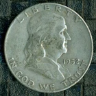 1952 USA Franklin Silver Half Dollar  R66