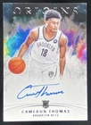 CAMERON THOMAS 2021 PANINI ORIGINS ROOKIE RC AUTO #RA-CAM - NETS