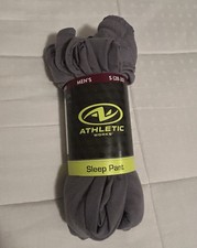 Athletic Works Men s Jersey Sleep Pant - Gray -size Small