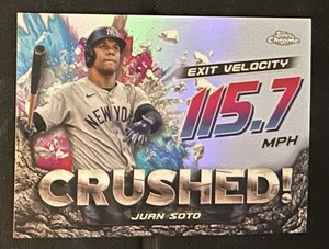 2024 Topps Chrome Update Crushed Juan Soto #CR-4 New York Yankees
