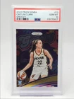 CAITLIN CLARK 2024-25 PANINI PRIZM WNBA GROOVY ROOKIE RC PSA 10 Q0004