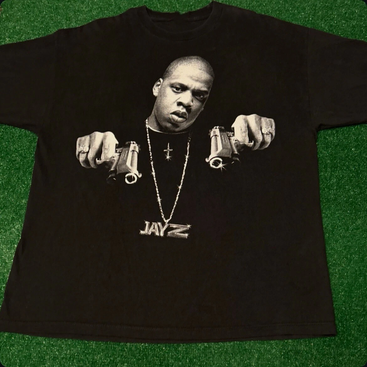 JAY-Z プリント Tシャツ XL 00's DEATH ROW RECORDS JAY-Z ''REASONABLE DOUBT'' プリントTシャツ