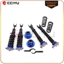 Fits 2003-08 Nissan 350Z Blue Coilovers Struts Suspension Shocks Springs Kits