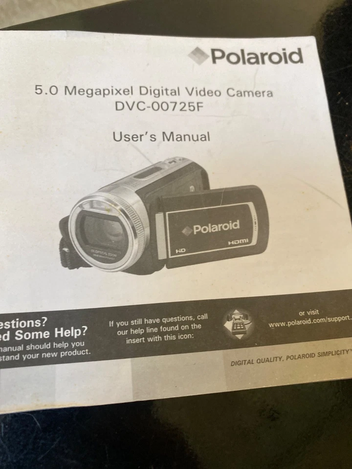 POLAROID DVC-00725F 720P HD Camcorder with 2.7-inch LCD - Image 4 of 4
