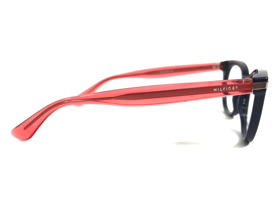 Tommy Hilfiger Eyeglasses Frames TH1519 PJP Blue Red Cat Eye Full Rim 50-18-140 - Image 3 of 4