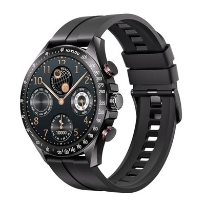 Haylou Solar Pro 1.43 Inch Smart Watch Hl-Sp Black 0.09 Pound Button