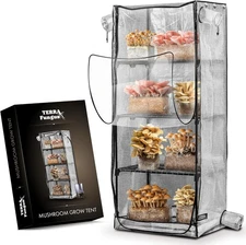 Mushroom Grow Tent, Martha Tent for Growing kit, Small Transparent 