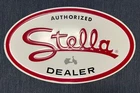 Vintage Authorized Stella Dealer Metal Sign, Genuine Scooters #74 of 200