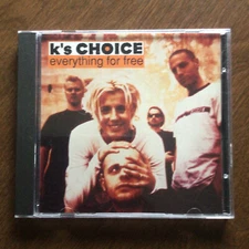 K's Choice ‎– Everything For Free (1998) US Promo CD Near Mint Tour Dates 