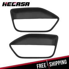 BLACK ABS For FORD MUSTANG 2005 -2009 Pair Interior Door Panel Insert Hard Cover
