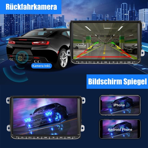 Autoradio Android 13 Carplay GPS NAVI +Kamera Für VW GOLF 5 6 Touran Passat Polo - Bild 10 von 14