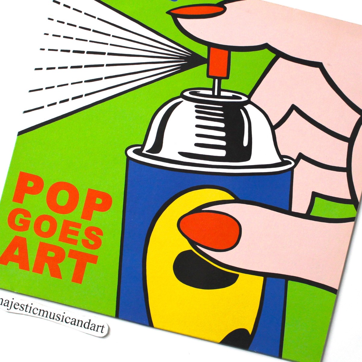 ORIGINAL ROY LICHTENSTEIN ART COVER POP GOES ART VINYL LP