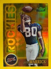 2000 Topps Finest #126 PETER WARRICK GOLD DIE CUT REFRACTOR Bengals 126/200
