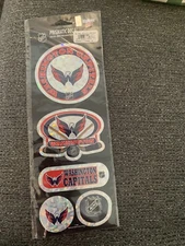 NHL Washington Capitals Prismatic Decals. New In Pkg (5 Decals)