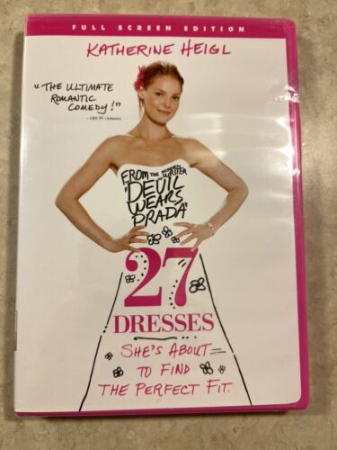 27 Dresses (2008 DVD) Full - Widescreen Edition - Katherine Heigl New Unopened - Picture 1 of 3